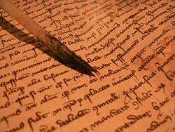  Photo of old manuscript 